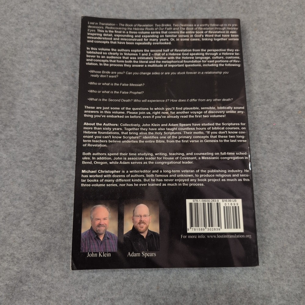 Lost in Translation Vol 3 The Book of Revelation Two Brides Two Destinies Klein - Picture 2 of 3
